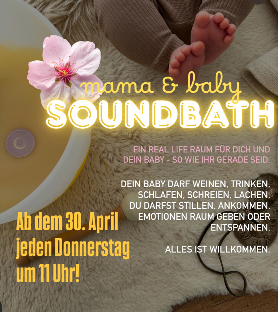 Mama & Baby Sound Bath 🌸 💛